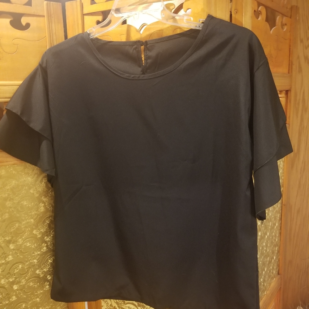 Black pullover blouse size 2XL
